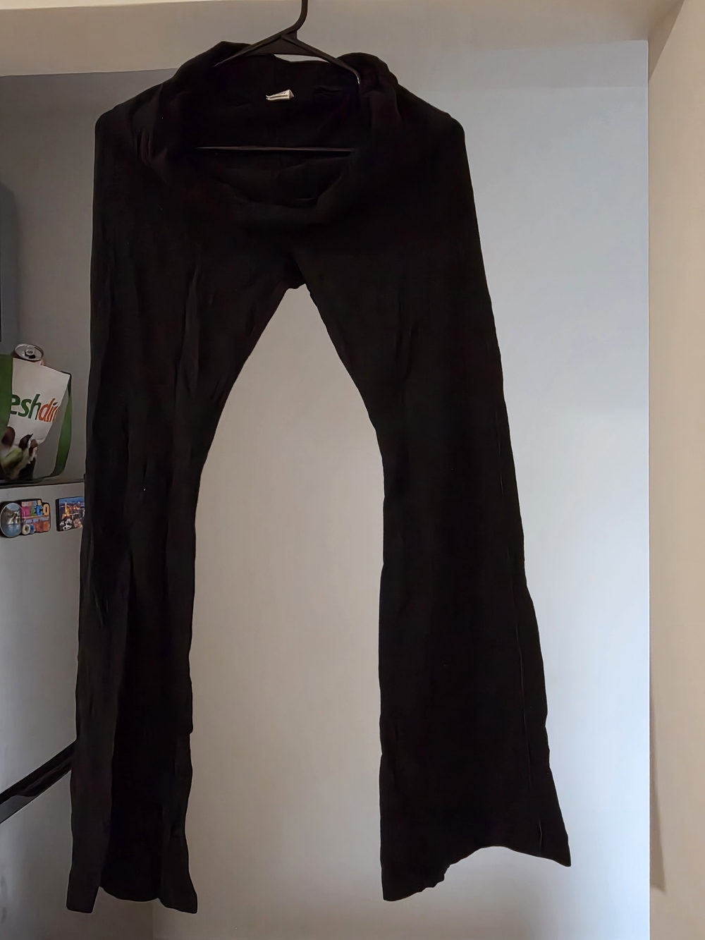 Black Flared Yoga Pants